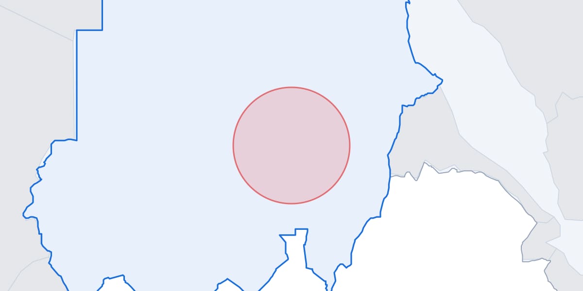 Map: Khartoum, Sudan