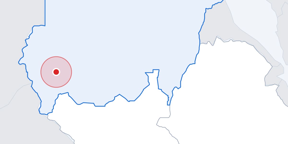 Map: Nyala, Sudan